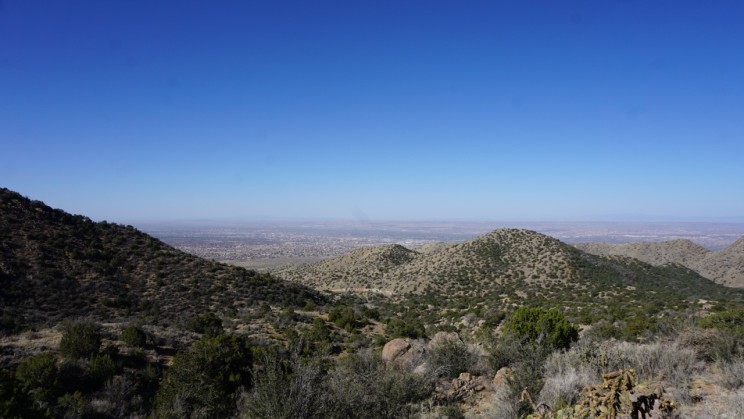Blick auf Albuquerque 