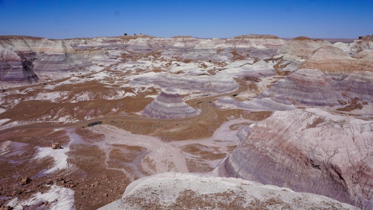 Blue Mesa im Petrified Nationalpark