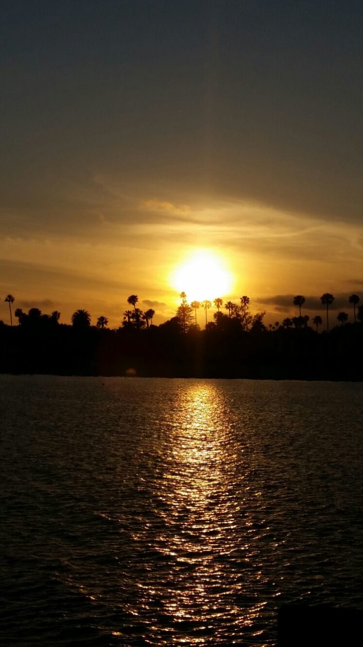  Sonnenuntergang vom Stern Wharf in Santa Barbara 