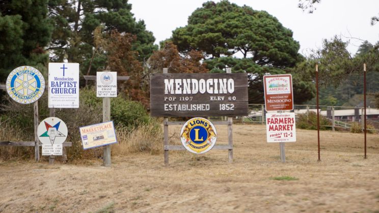 Jetzt wissen wir auch wo das Schlager-Mendocino liegt - an der Küste entlang des Highway 1